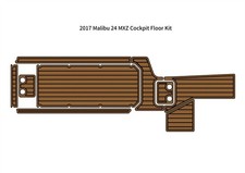 2017 Malibu 24 MXZ Cockpit Floor Kit Pad Boat EVA Foam Faux Teak Deck Floor Mat