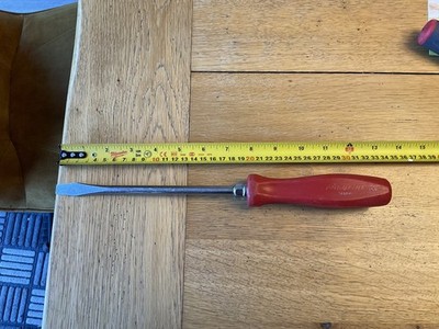 Snap On Tools SDD8A flache Spitze rot Schraubendreher harter Griff USA
