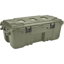 Plano 27-Gal. Hinged Storage Box in Olive Drab