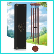 60" Extra Large Memorial Wind Chimes for Outside, Deep Tone Wind Chimes with ...