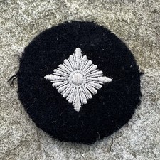ORIGINAL WWII WW2 German Elite Oberschutze Black Rank Pip Uniform Patch