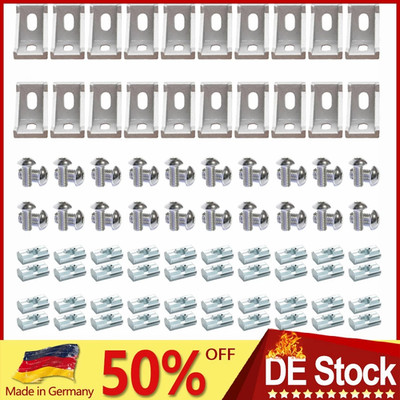 Innenwinkel Außenwinkel Aluprofil Nut 8|6 Für 20x20 30x30 40x40 Profilverbinder