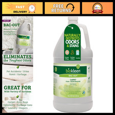 Enzyme Stain Remover for Clothes  Carpet - 128oz, Eco-Friendly, Pet Odor Elimin