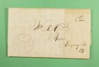 DR WHO 1839 STAMPLESS F/L HOMER NY PAID 12C TO HUME NY R41247 — photo 1