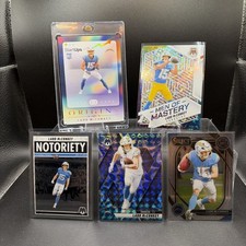 Ladd McConkey, 2024-‘25 Panini (5) Card Lot. Origins & Mastery. LA Chargers.
