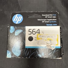 New Genuine HP 564 CB316WN 140 Standard Yield Black Ink Cartridge - 07/2026