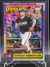 Gunnar Henderson 2025 Topps Chrome Logofractor 1990 Baseball #90CB-3 - Orioles