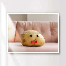 Family Couch Potatoes Funny Cute Art Living Room Lounge Print Poster Picture XL