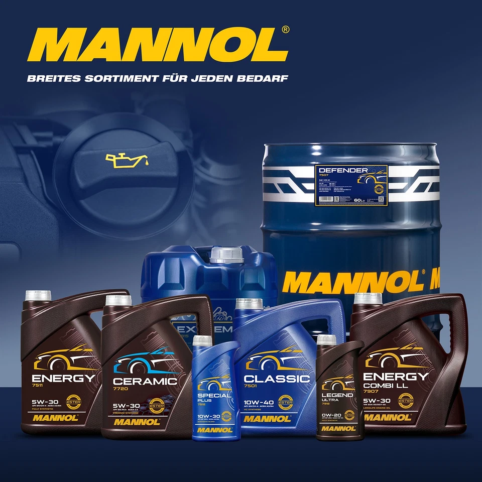 MANNOL 7720 Huile Moteur Semi-Synthétique SAE 5W-30 ACEA C3 20 L - Photo 3/3