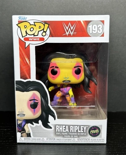 Funko Pop! WWE Rhea Ripley Black Light Chase IN HAND