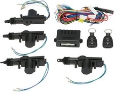 Universal Car Keyless Entry System Kit,4PCS 12V Car Door Lock Actuator with Remo