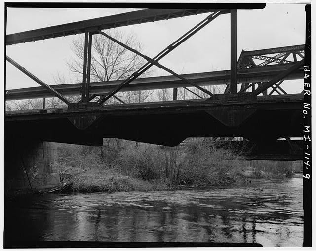 Spalding Bridge,Spanning Big Cedar River,Spalding,Menominee County,Michigan,8