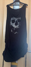 Hysteric Glamour Tank Top Dress Skull Berry Black Cotton Size Free Women