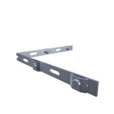 NavePoint 42/47" Electro Zinc Plated Wire Mesh Cable Tray Corner Bar - 4 pack