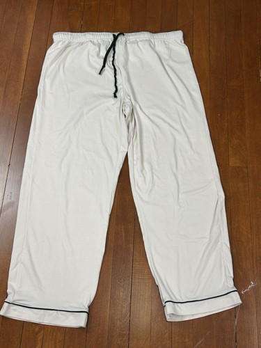 Born Womens XL Pajama Lounge Pants Bottoms LIGHT Pink Drawstring Comfy - Picture 1 of 6