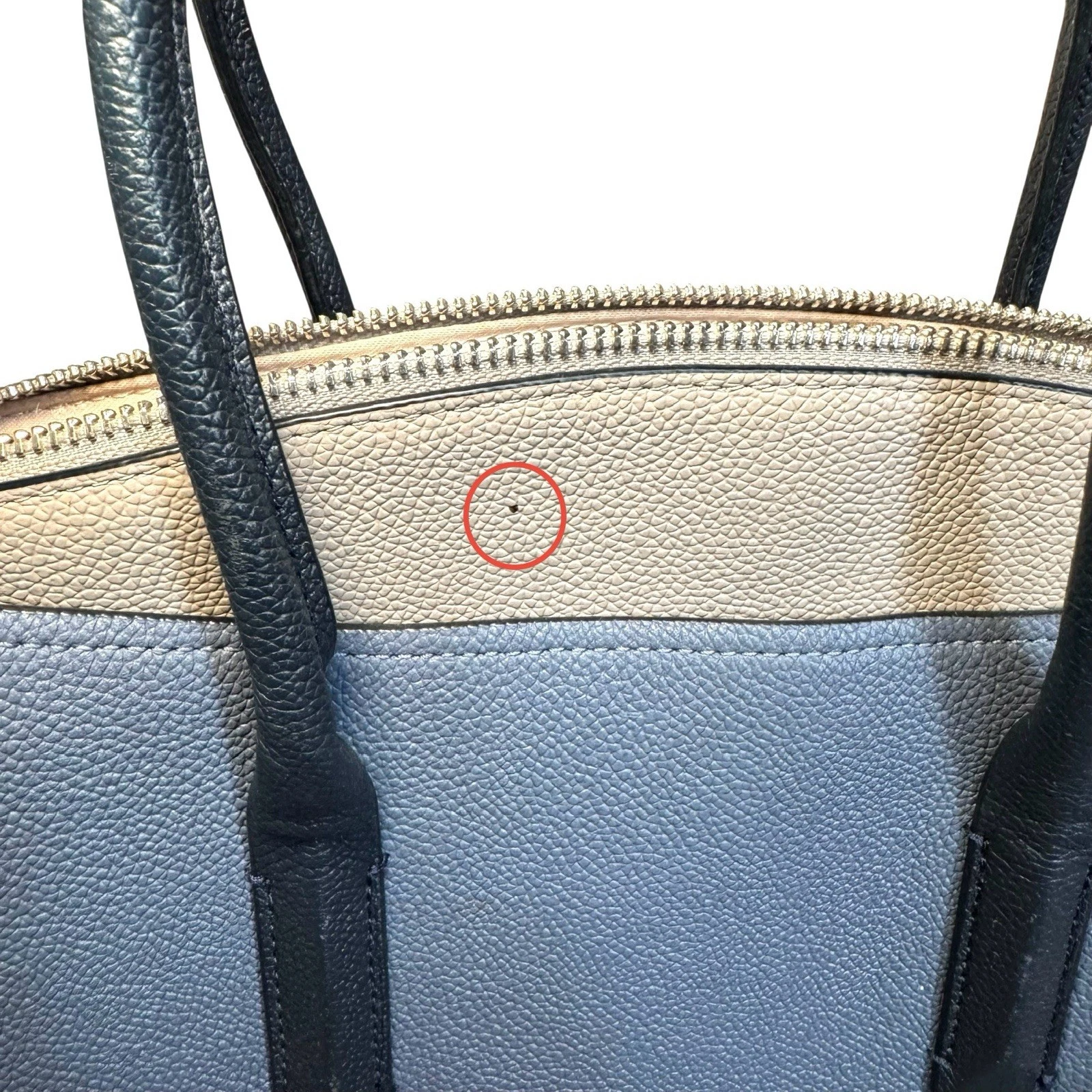 Borsa a tracolla Kate Spade Margaux in pelle blu con manico superiore
