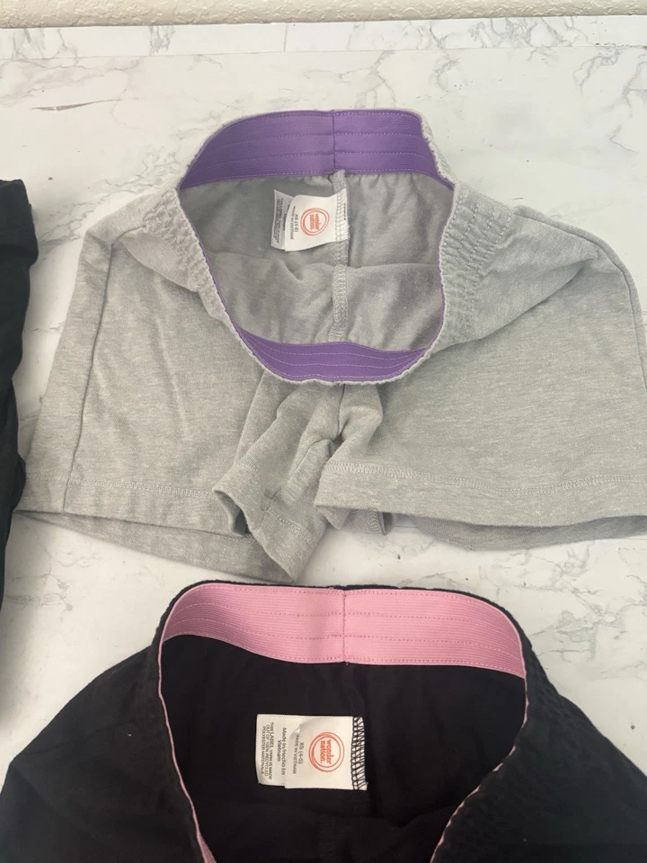 Lote de 5 Leggings Pantalones Cortos Wonder Nation Cat & Jack Niñas Talla XS 4-5 Pull On Foto 2 de 4