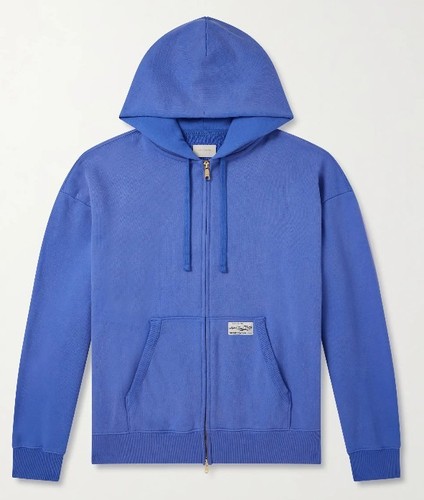 Aime Leon Dore Blue Sun Faded Full-Zip Hoodie XL New