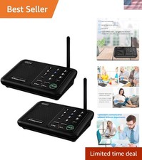Dual Wireless Intercom System with 10 Channels   Ideal for Home  Business Use