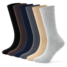 Mens Heavy Duty Winter Thermal Warm Hiking Knit Cotton Boot Socks US Size 7-13