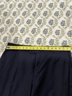 Hickey Freeman Mens 42 Short Navy Pinstripe Suit Loro Piana Super 150s Wool USA — photo 4