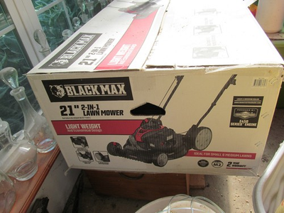 #ad #ad Black Max 21 Inch Gas Mower with 125cc Briggs amp; Stratton Engine $170.00