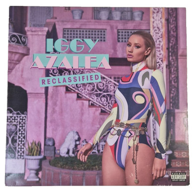 ORIGINAL 2015 IGGY AZELEA RECLASSIFIED VINYL 2 LP MINT CHARLIE XCX FANCY