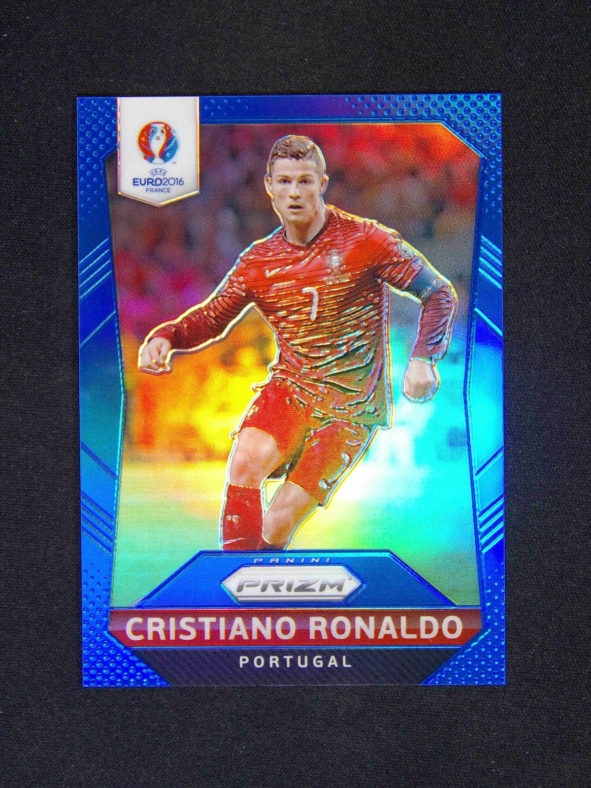 2016 Panini Prizm UEFA Euro Cristiano Ronaldo #97 Blue /249