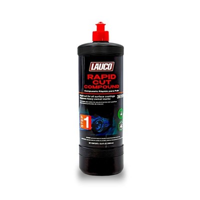 LAUCO Step 1 Rapid Cut Compound Removes Sanding Marks Fast 1000mL - 36101