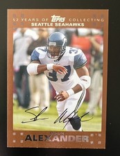 2007🔥Shaun Alexander🔥Topps Copper Parallel Serialized /2007 Seahawks Legend