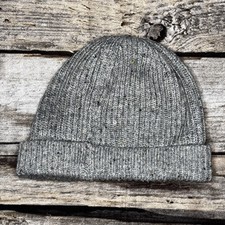Gray Knit Beanie Adult Size One Size Fits Most