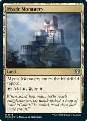 Mystic Monastery 1014 Uncommon Commander Masters Magic: The Gathering