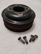 87 - 97 Ford 460 7.5 Efi Crank Pulley Dual Serpentine Oem E7ta-6312-ab F350