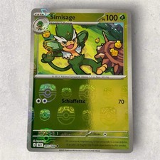 Simisage 005/086  Master Ball Reverse Holo - Black Bolt - Italiano Masterball