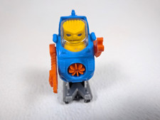 Bruder MINI ROBOT SPACE TOY - Vintage West Germany 2.5" Rare Blue /Yellow