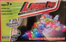 NEW Laser Pegs Lighted Construction 4 in 1 Power Kit starship hang glider