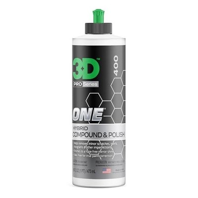  One Car Scratch & Swirl Remover Hybrid Rubbing Compound & Polish Buffing 16oz.