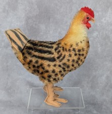 Vintage Steiff Hen 1950s Mohair Plush Chicken 7in