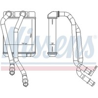 Nissens 707303 WäRmetauscher, Innenraumheizung