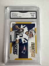 2015 Score - Franchise Tom Brady #1 Gold