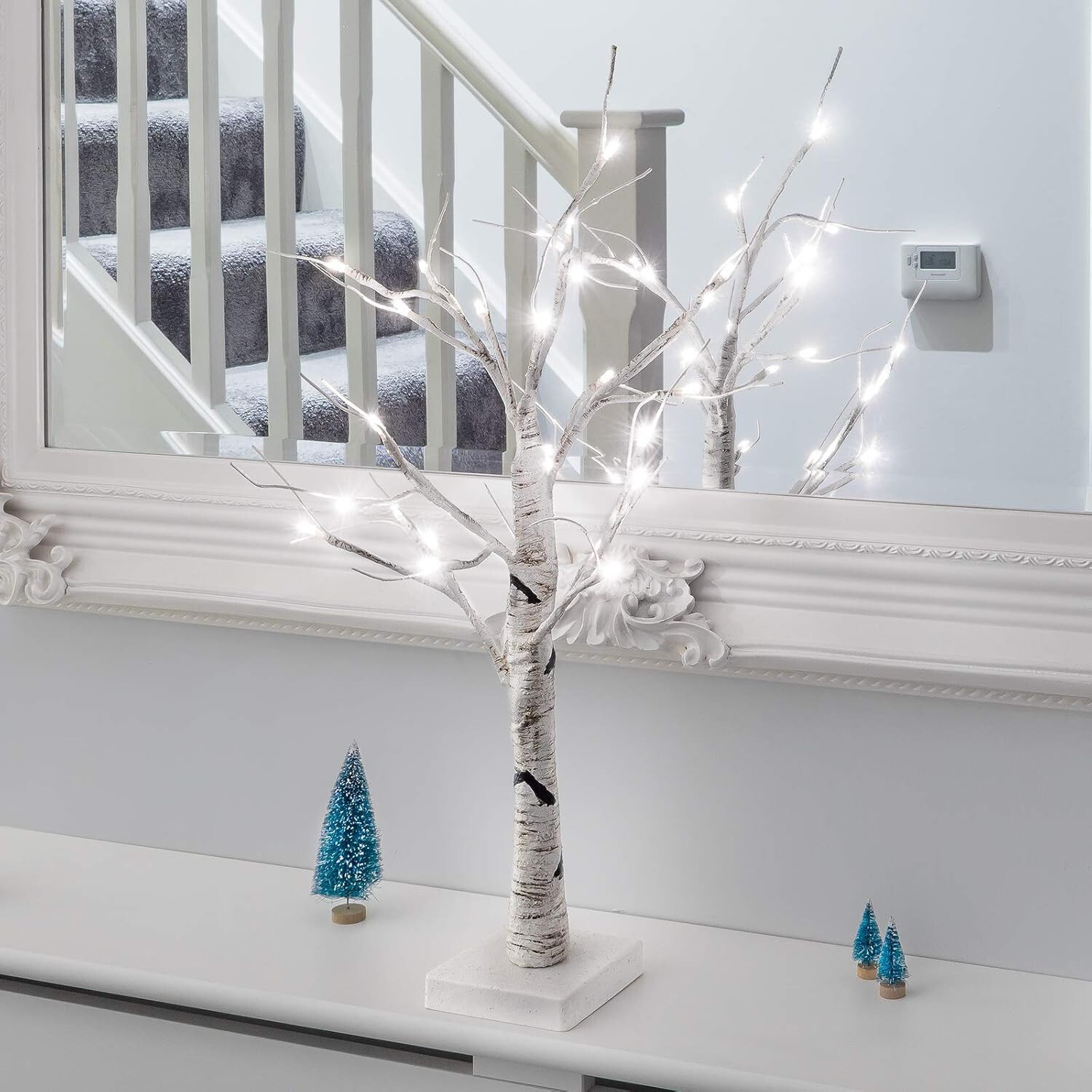 60CM LED Twig Birch Table Tree Light Up Branch Lights Desktop Dinner Lamp Warm