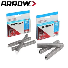 ARROW 2000 Count T50 Stainless Steel Staples #508SS1 1/2" 12mm #506SS1 3/8" 10mm