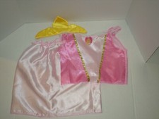 Disney Princess Aurora Fantasy Play Costume Size 4-6X Sleeping Beauty W Crown