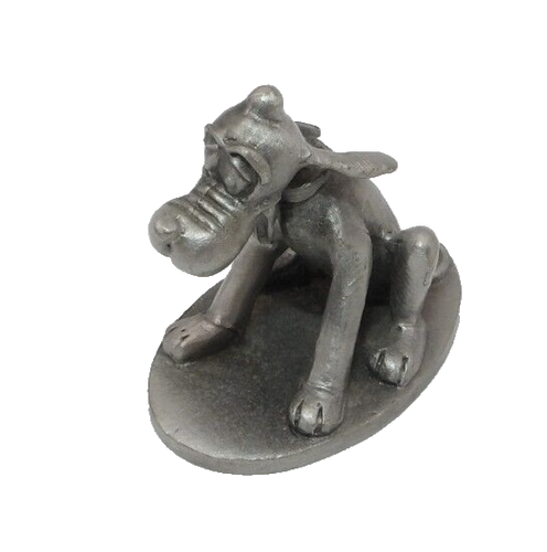 Disney Pluto 1.5" Figurine Hudson Fine Pewter #671 Rare HTF - Afbeelding 1 van 6