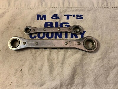 Mac Tools USA 2pc 12pt Ratcheting Wrench Set RW1214-2 RW2022-2