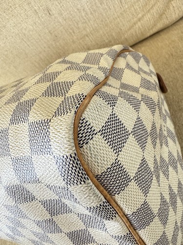 Authentic Louis Vuitton Speedy Damier Azur 30 Bag - Picture 17 of 17