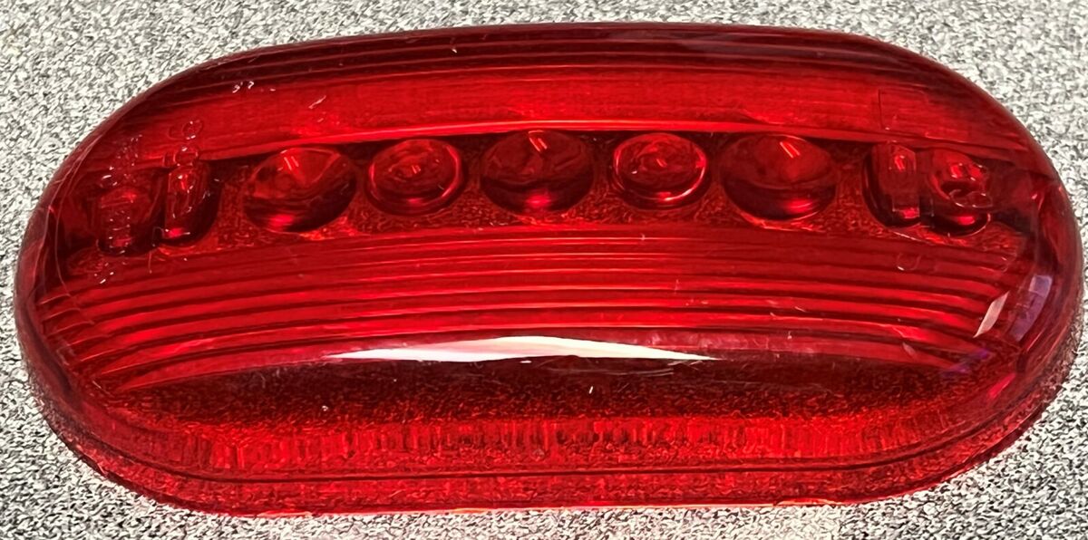 77-556 SIGNAL-STAT RED LENS, OVAL, 2 77-556 SIGNAL-STAT RED LENS, OVAL, 2