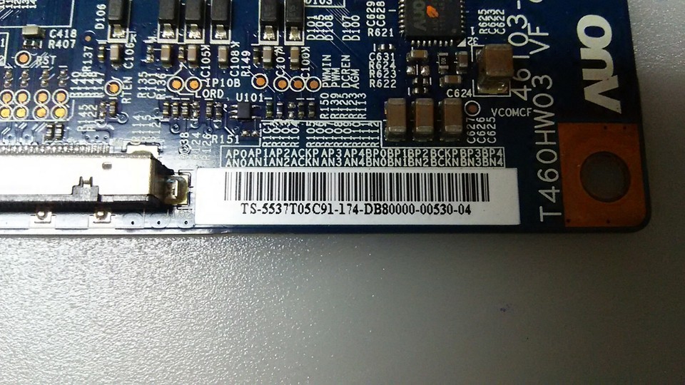 Vizio E371VL T-Con Board T460HW03 / 46T03-C0K | eBay
