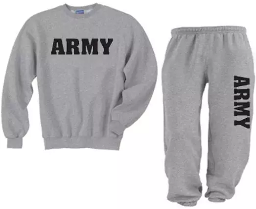 Military sweatshirts and best sale sweatpants