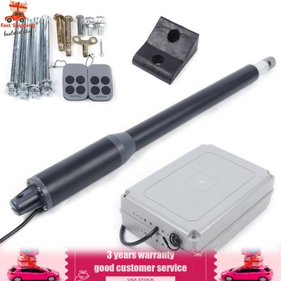 Automatic Single Swing Gate Opener Heavy Duty DC Motor W/ Remote Control 110V 
